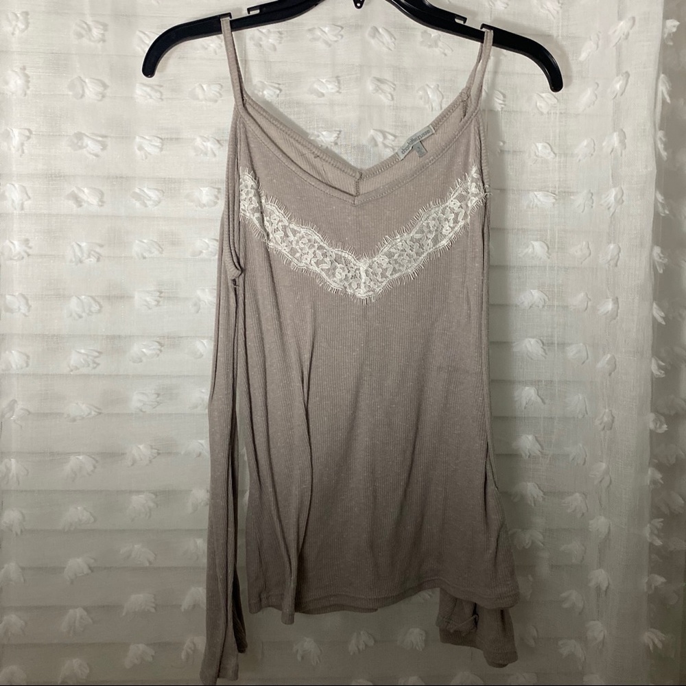 Cute Open Shoulder Shirt